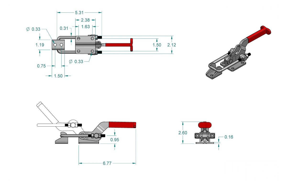 341 Hand Clamp - Standard
